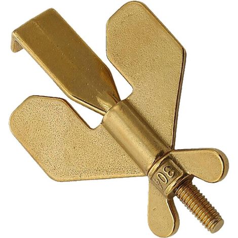 Verrou de porte portable - Sécurité voyage, hôtel, maison - Addalock Safe-Lock neuf - 1 pièce - Or (1/5)