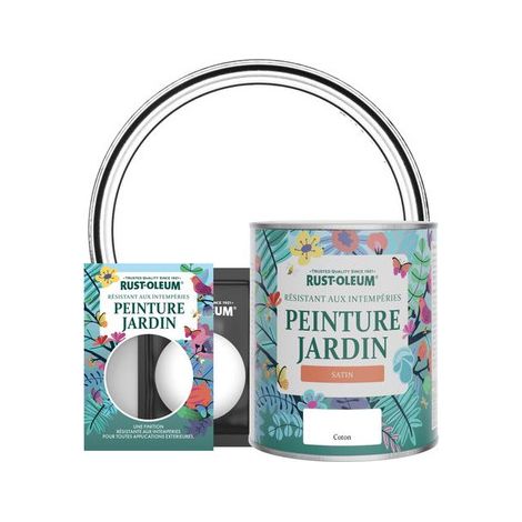 Peinture Jardin, Finition Satinée - Coton (1/3)