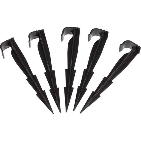 Lot de 50 piquets de Fixation pour Ligne d'égouttement, tuyaux d'irrigation et tuyaux gouteurs (1/5)