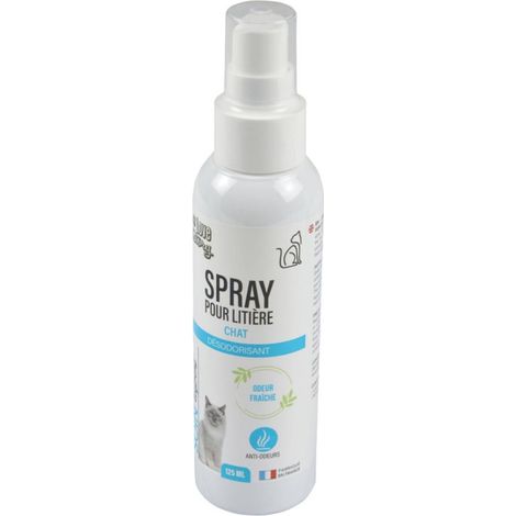 Spray pour Litière "Huiles Essentielles" 125ml Blanc