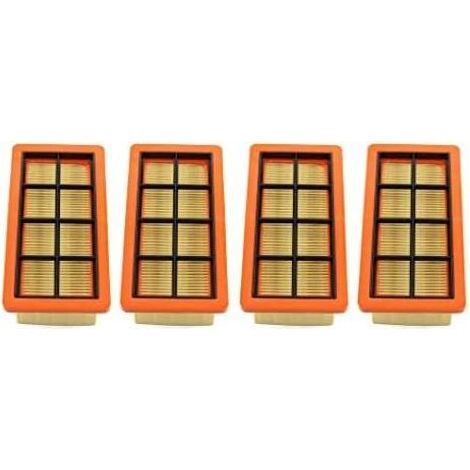 Lot de 4 filtres pour Aspirateur Karcher 6.415-953.0 AD2 AD3 AD4 Plat Plissés Filtre, Accessoire pour les Aspirateurs (1/5)