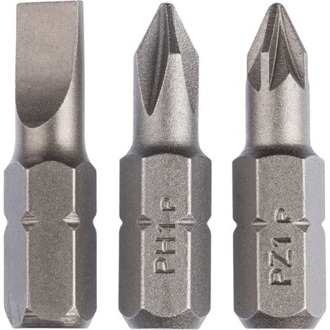 Bosch Schrauberbit-Set Standard gemischt (S 1,0x5,5, PH, PZ) 3-tlg. - 2609255974 (1/2)