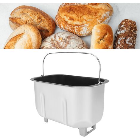 Cuve de Machine à Pain [Antiadhésif] en Inox [Double Mélange] avec 2 Batteurs [731g] (1/5)