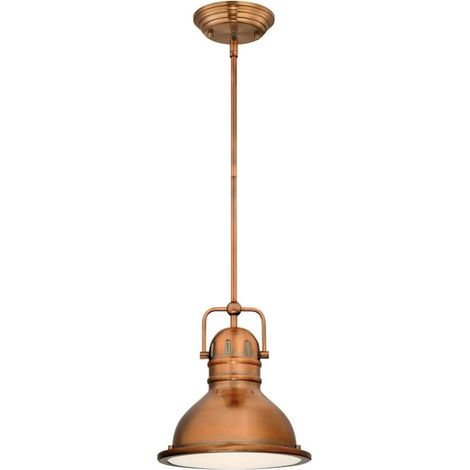 [NEUWERTIG] B-Ware Westinghouse Hängeleuchte Pendelleuchte Boswell Kupferfarben Metall Lampe