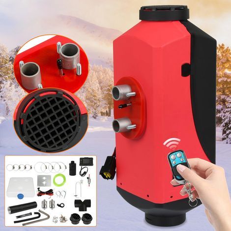 Jiubiaz Calefactor diésel de aire – 8 kW – 12 V – LCD y mando a distancia – separado – depósito 9 L – para autocaravana, furgón, camión y taller (1/5)