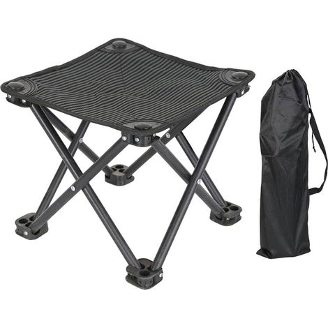 Klappbarer Campinghocker, leichter tragbarer Angelhocker, faltbarer Stuhl mit Tragetasche für Wandern, Picknicks, Strand, Grillen und Rucksackreisen