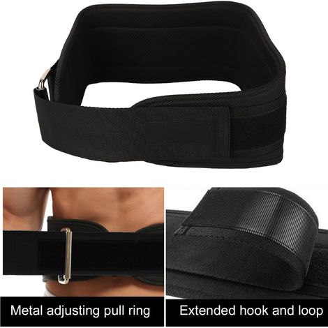 Ceinture de soutien lombaire ajustable et respirante pour l'haltérophilie, les squats et le soutien du dos, convenant aux hommes et aux femmes. (1/5)