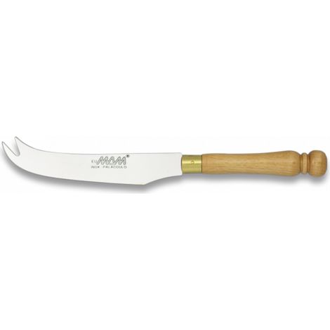 Mam Cheese Knife, Mango Holz, Messinghülse, 10,6 cm Klinge aus rostfreiem Stahl, 17414