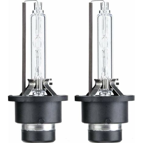 2 ampoules de phares de voiture au xénon D2S 35W 85V AC HID, lampe au xénon 6000K D2R douille de remplacement P32D-3 (blanc froid) (1/5)