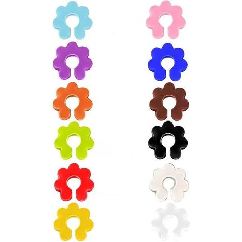 Marqueurs Pour Verre Alimentaire Lavables, Lot De 12 Stylos À Pointe Fine Pour Identifier Verres À Vin, Encre Sécurisée (1/3)