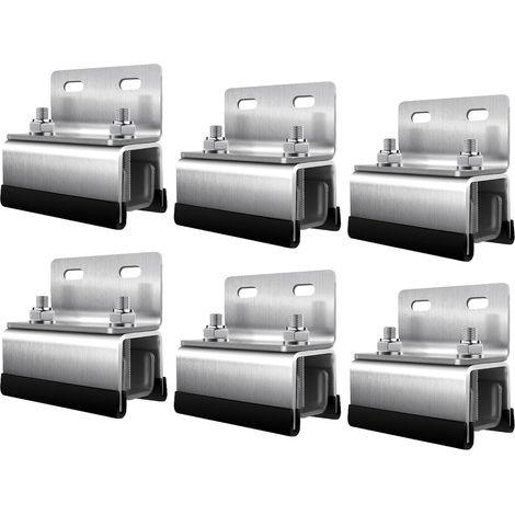 Van Rack Mounting Kit, Mushroom Head Roof Rack Brackets, 304 Stainless Steel Roof Rack for (6) (1/5)