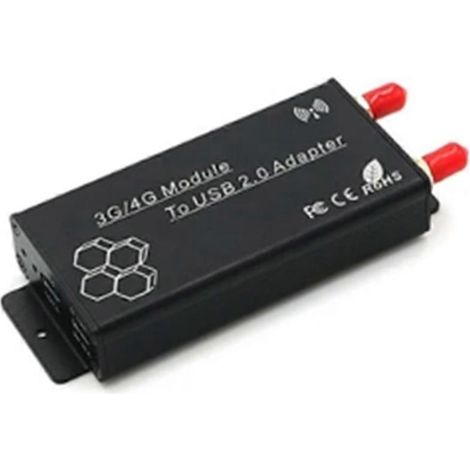 Adaptateur Mini PCI-E vers USB 2.0 (TYPE C) avec emplacement pour carte SIM et connecteur d'alimentation auxiliaire, compatible avec les modules WWAN/LTE. (1/5)