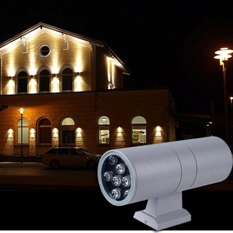 Projecteur LED À Faisceau Étroit, Éclairage Paysager Longue Portée AC111-240 V, Éclairage D'extérieur Enterré Étanche IP65, Portée D'irradiation 100 M(Warm White Light,6w) (1/5)