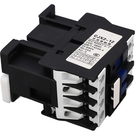 AC-Schütz, 3-polig, Silberkontakt, normalerweise offen, DIN-Schienenmontage, hochempfindlich, Elektromotorschütz, 36 V, 12 A (1/5)