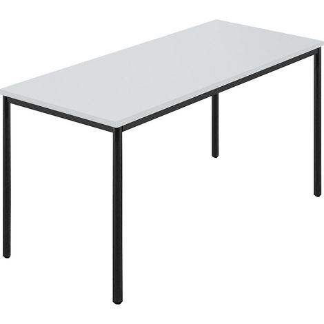 FRANKEL kaiserkraft, Table rectangulaire, tube rond plastifié, (1/4)