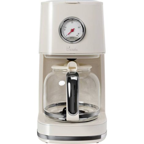 BiKitchen nostalgia 150 Macchina per il caffè Bianco crema (lucido) Capacità tazze=12 Caraffa in vetro, Funzione manten (1/5)
