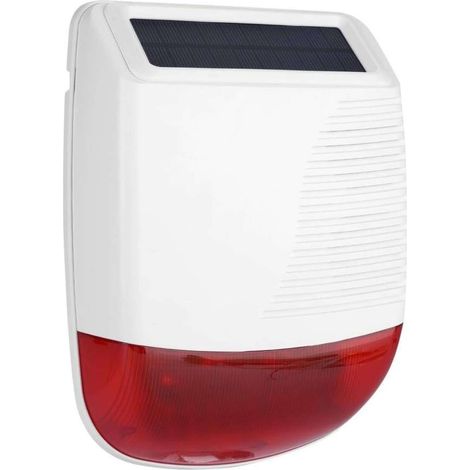 Sirena Solare Sicurezza Allarme Pannello Wireless 433 MHz Hub Antifurto Esterno (1/5)