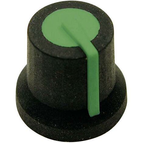 Tête de bouton rotatif Cliff CL170828BR noir, vert (Ø x H) 16.8 mm x 14.5 mm 1 pc(s) S16295 (1/4)
