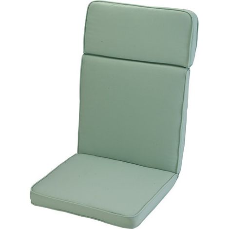Misty Jade High Recliner Outdoor Garden Furniture Cushion - L116 x W49 x H4 cm