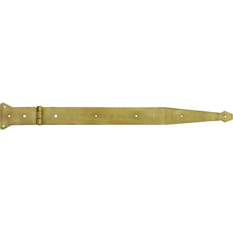 Bandella a cerniera, pesante 600 x 55 x 4,0 mm. - zincato giallo