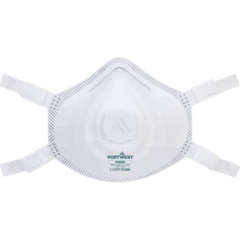 Caja de 5 mascarillas respiratorias FFP3 de alta gama Blancas