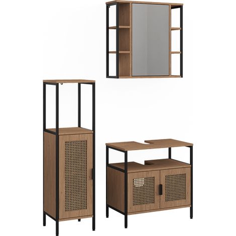 Set di mobili da bagno Linara, Rovere, Set da 3 pezzi, Vicco (1/5)