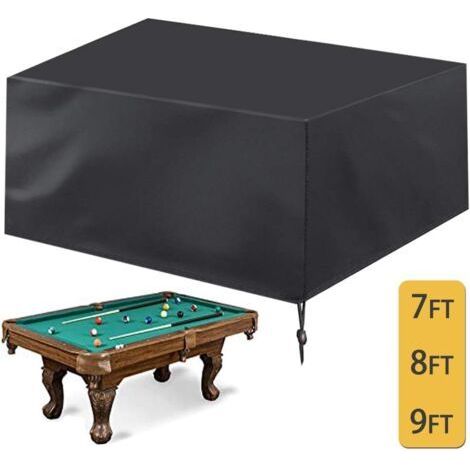 Couverture de Table de Billard 8ft (103x53x32po), imperméable durable, avec cordon de serrage, pour tables rectangulaires (1/5)