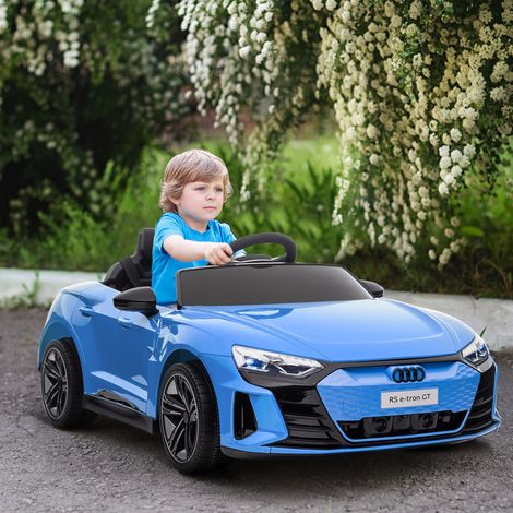 Voiture électrique pour enfants de 3 ans et plus AUDI RS e-tron GT avec télécommande 103 x 58 x 41 cm Bleu
