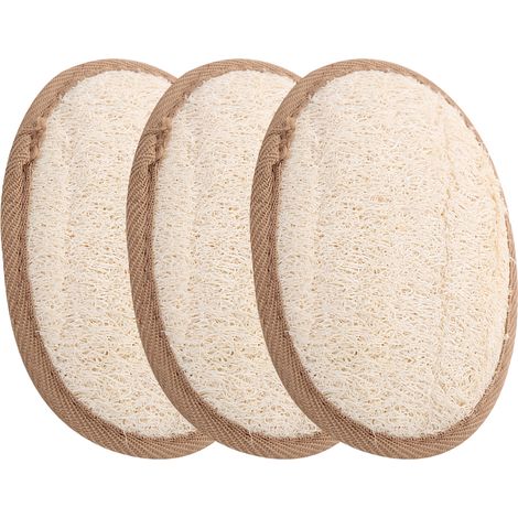 Loofah - Exfoliating Sponge - Natural Biodegradable Bath Sponge - For Shower And Bathtub - 9 x 14 cm - 1 Piece (1/5)