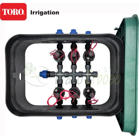 Toro PA-EZP-6 - Válvula de riego ensamblada de 1" y 6 zonas