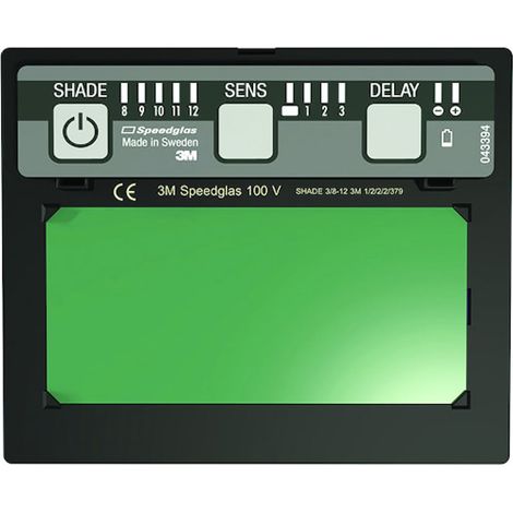 Filtre de soudage Speedglas™ 100V - 43 x 93 mm - variable - 3M