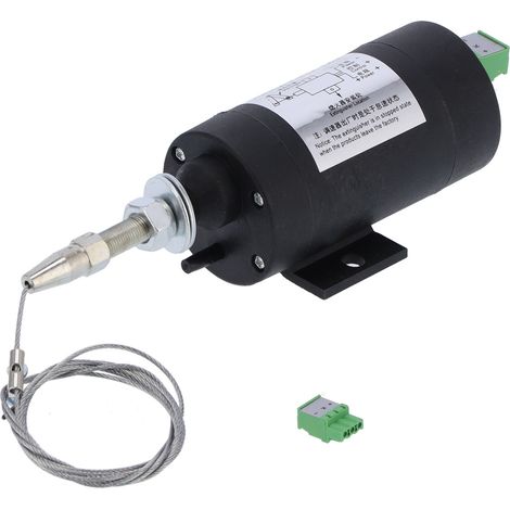 Motorstoppventil Dieselgenerator Magnetventil Flammenausfallabschaltung Abschaltung 12V XHQPTG (1/5)