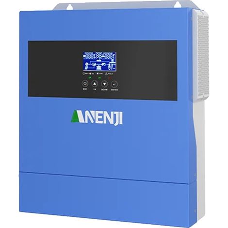 Onduleur Solaire, Onde Sinusoïdale Pure, Haute Efficacité, ANJ-4000W-24V-WIFI, 220-240V, 24V (1/5)