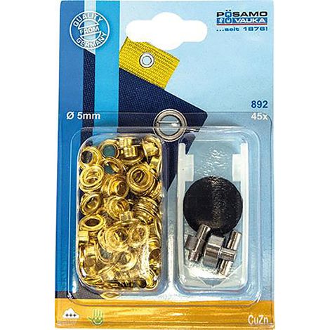 PÖSAMO Öse MS-blank (SB) 5,0mm a 45 Stück