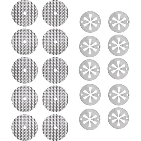 Lot de 20 disques de serrage pour garde-boue d'échappement – 20 pièces (30 mm et 52 mm) – Clips de fixation de rechange pour OE 6715468, N90335004 (1/5)