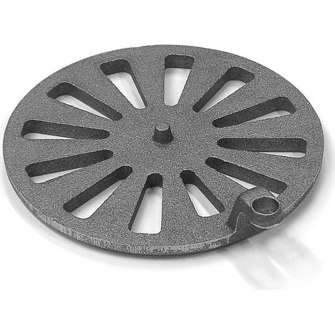 Grille à cendres pour poêles à cheminée Linux 1 de Varde Ovne - fonte - dimensions d'encastrement parfaitement adaptées