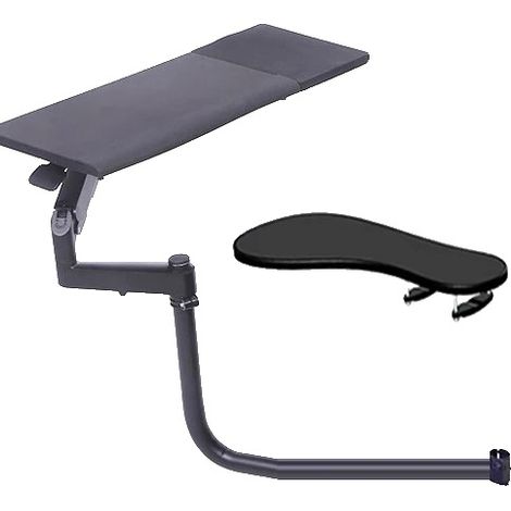 Tragbarer Tabletthalter, verstellbare Höhe, vollständige Bewegungsrotation, SCHWARZ (1/2)