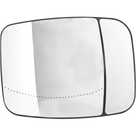Espejo retrovisor lateral eléctrico calefactable, cristal de coche, puerta en forma de L, apto para tráfico, 95517329