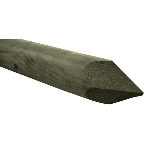 Baumpfahl 50 cm, Ø 6 cm, kesseldruckimprägniert Holzpfosten (1/3)