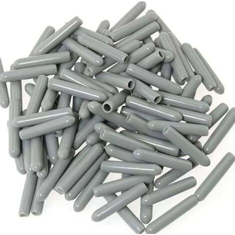 Lot de 200 housses de protection grises pour lave-vaisselle, couvercles de panier en caoutchouc anti-rouille, pièces de rechange et accessoires pour lave-vaisselle (1/5)