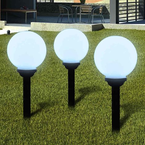 vidaXL Outdoor Pathway Lamps 6 pcs LED 20 cm with Ground Spike (1/5)