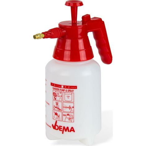 Drucksprüher Gartenspritze 1L Drucksprühgerät Pflanzensprüher Pumpsprüher (1/5)