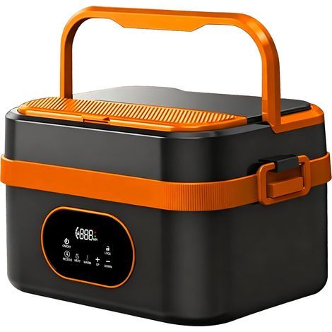 Applicable 1.5L Gamelle Chauffante, Rechargeable Lunch Box Chauffante Electrique Chauffe-Repas Auto-Chauffant Boite Repas Isotherme pour le Travail Voyage de Voiture de Bureau Bureau Ecole (1/5)
