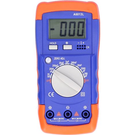 Multimètre numérique de haute précision avec analyseur de capacité intelligent et écran LCD A6013L (1/5)