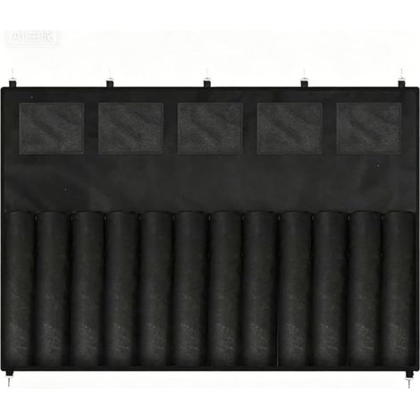 Grand sac de rangement en maille Oxford pour 12 équipements de sport à suspendre 132 x 106 cm (1/5)