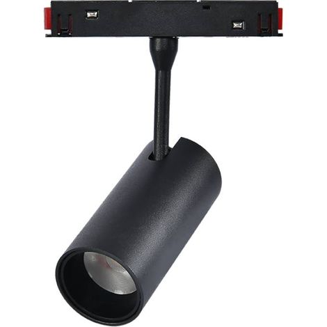 Spot LED Série 16mm 20W pour rail magnétique Noir 48V 3000K - Ledme - LM3619