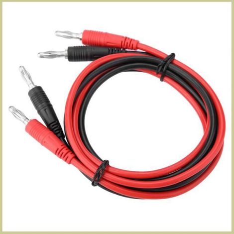 Câble de Fils de Test Multimètre, Paire avec Câbles de Test 1000V, Rouge et Noir, adapté aux Tests électroniques (1/4)