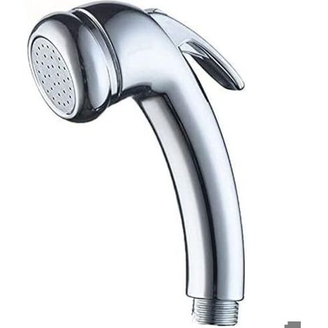 Pommeau de douche haute pression ABS chromé – Filetage 1,27 cm – Déclencheur marche/arrêt – Pour baignoires, bateaux, campi (1/5)