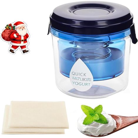 Greek Yogurt Filter, Yogurt Filter with Filter Cloth, for Home Use or Small Batch (450 grams) for Thick Greek Yogurt or Cheese, 6 x 6 x 5.5 inches (1/5)