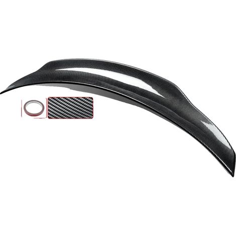 Spoiler, estilo PSM, fácil instalación, aspecto de fibra de carbono. (1/2)